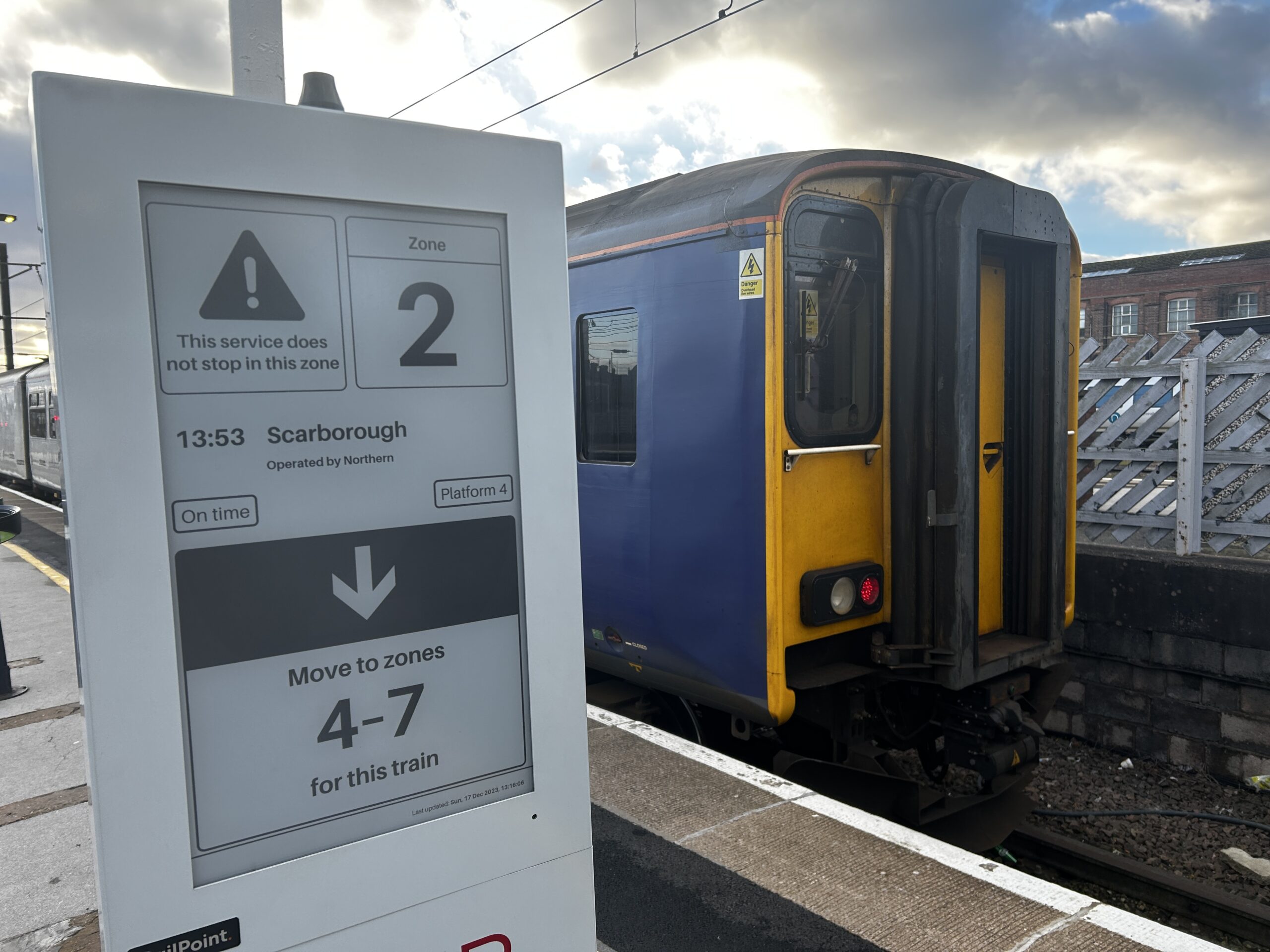 The best implementation of rail passenger information yet? An overview of Doncaster station.